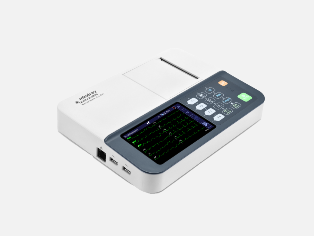 Трехканальный ветеринарный электрокардиограф Mindray BeneHeart R3 Vet